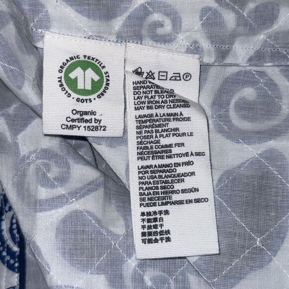 New Cleobella Tayla Wrap Vest Top in Azulejo Large Blue/White Revolve - Picture 13 of 16